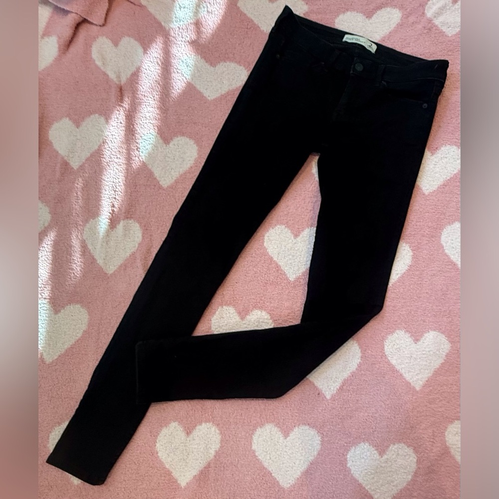 Abercrombie & Fitch Super Skinny Black Jeans Size 2 Long